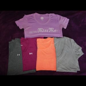 T-shirt Bundle- Miss Me, 2 Under Armour,  2 AEO💛